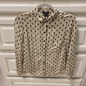 Topshop Button Down Shirt Size 0